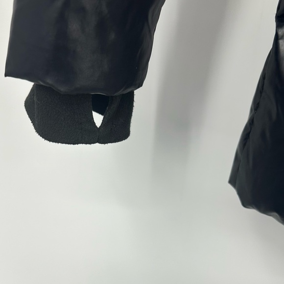 SAM. Belted Black Puffer Coat Goose Down Long Coat Womens 14 - Picture 8 of 14